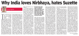 Why India Loves Nirbhaya, hates Suzette AA 20.3.15